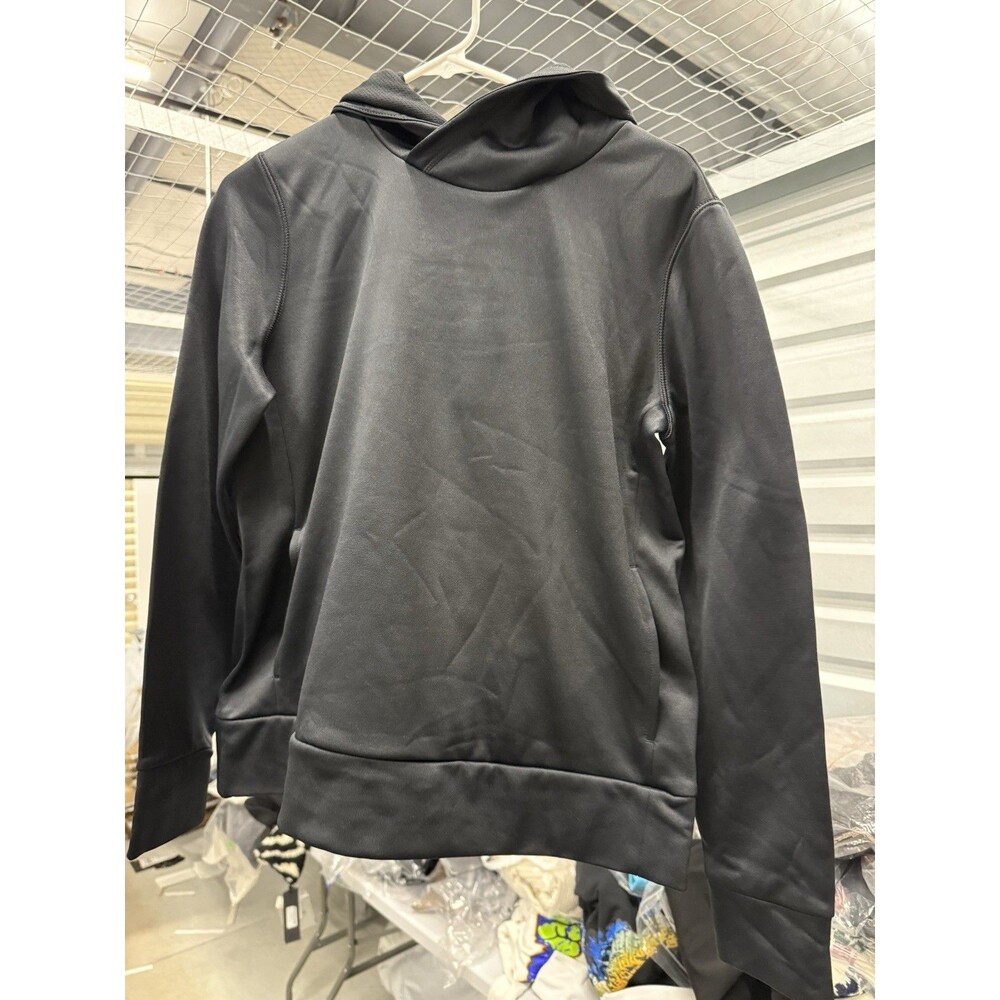 Nike Dri-Fit Basic Hoodie Women's Black Medium Polyester Mesh Lining NWOT 86760
